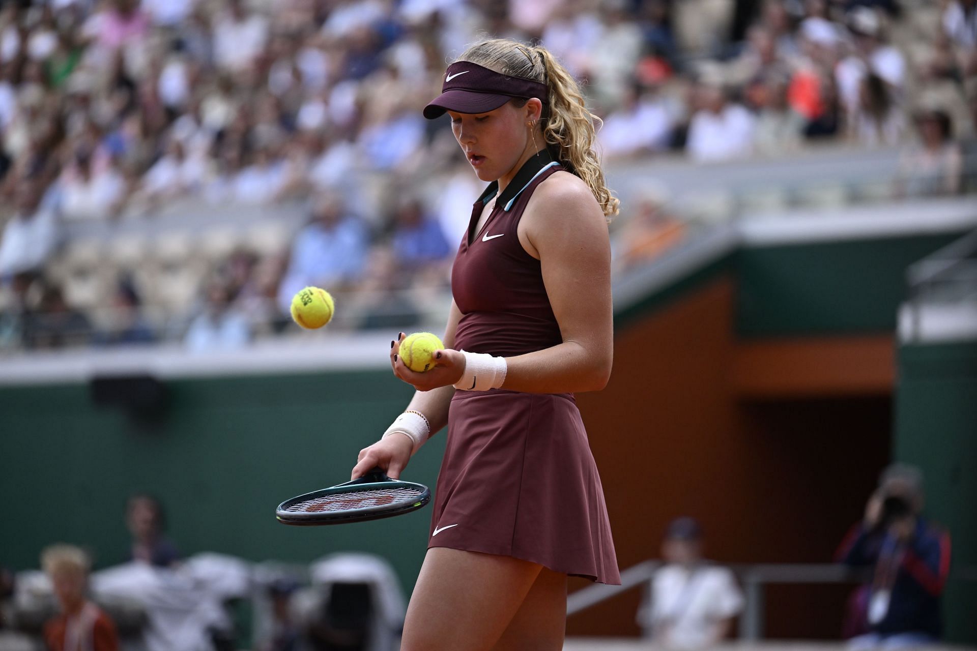 Mirra Andreeva had reached the semifinals at the 2024 French Open. ( Source: Getty)